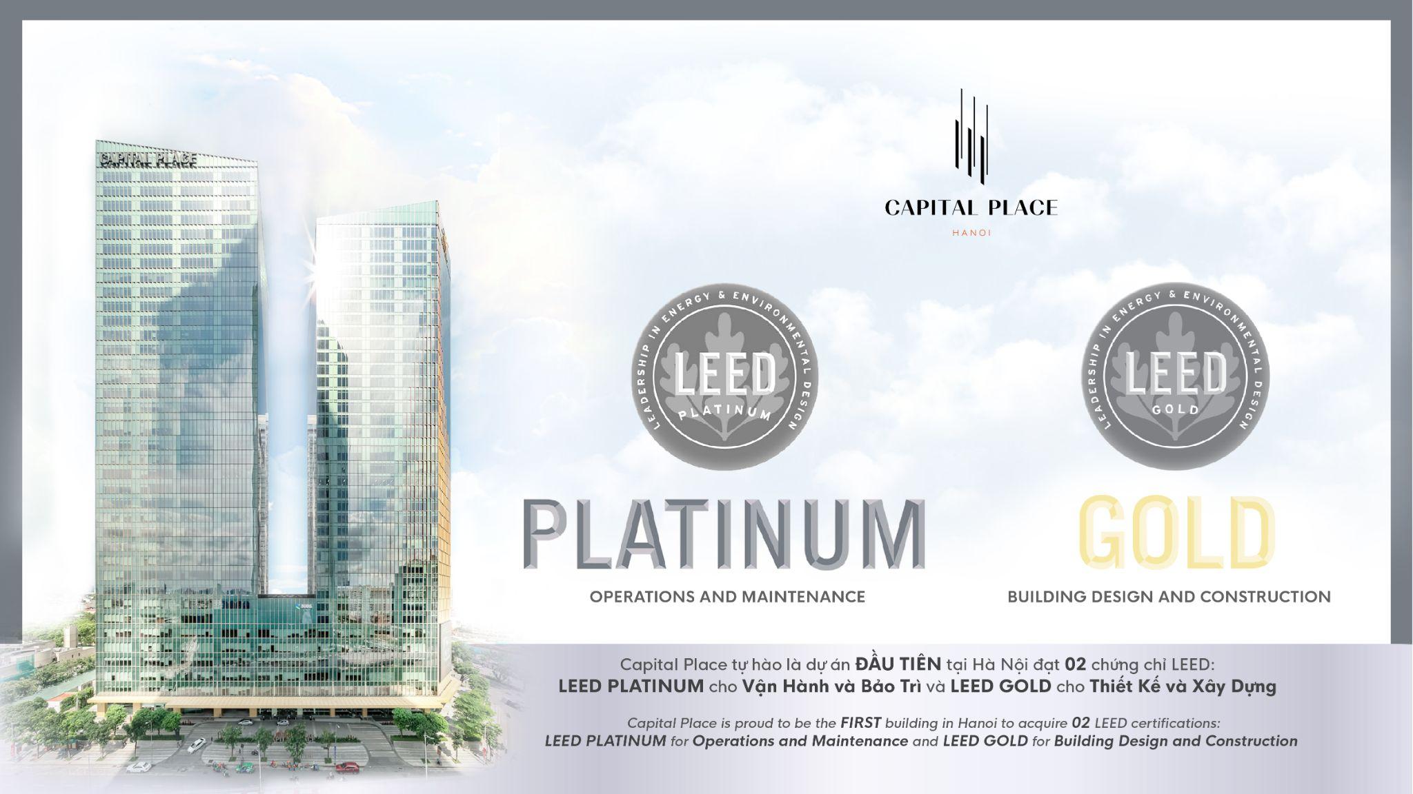 Capital Place - Tòa văn phòng đầu tiên tại Hà Nội đạt hai chứng chỉ LEED - 1