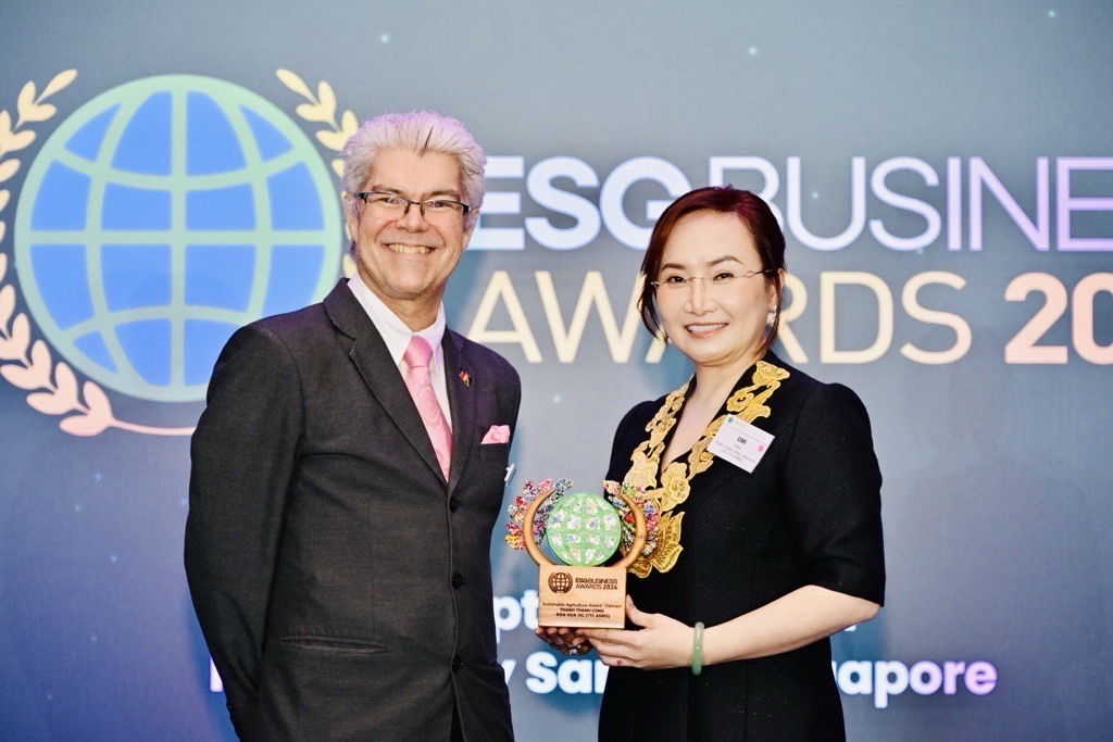 TTC AgriS là Doanh nghiệp Nông nghiệp Việt Nam duy nhất được vinh danh tại ESG Business Awards 2024 Singapore - 1