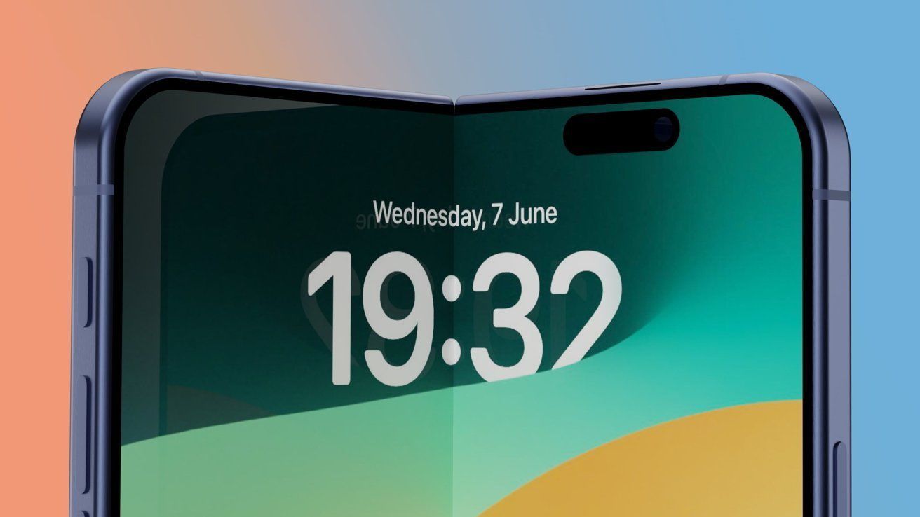 Đây là iPhone màn hình gập đầu tiên, đẹp xuất sắc - 1