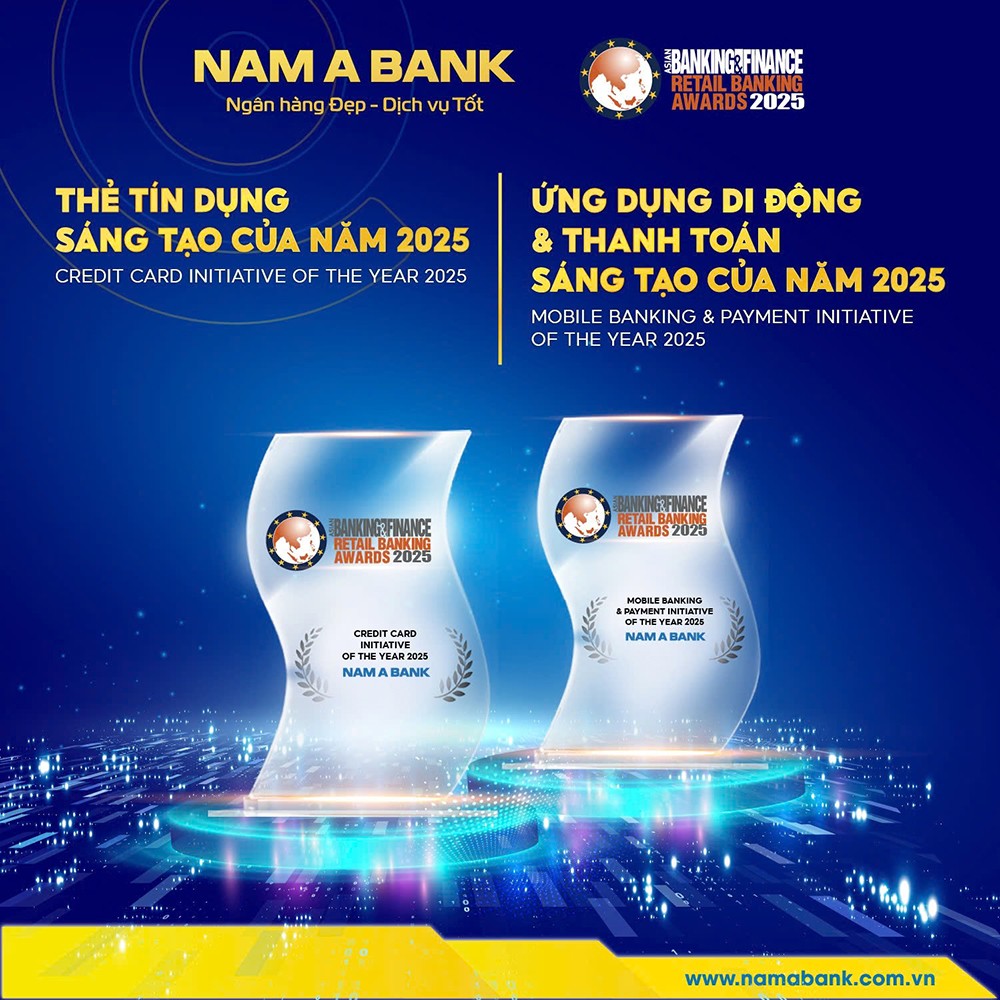 Nam A Bank nhận cú đúp giải thưởng quốc tế - 2
