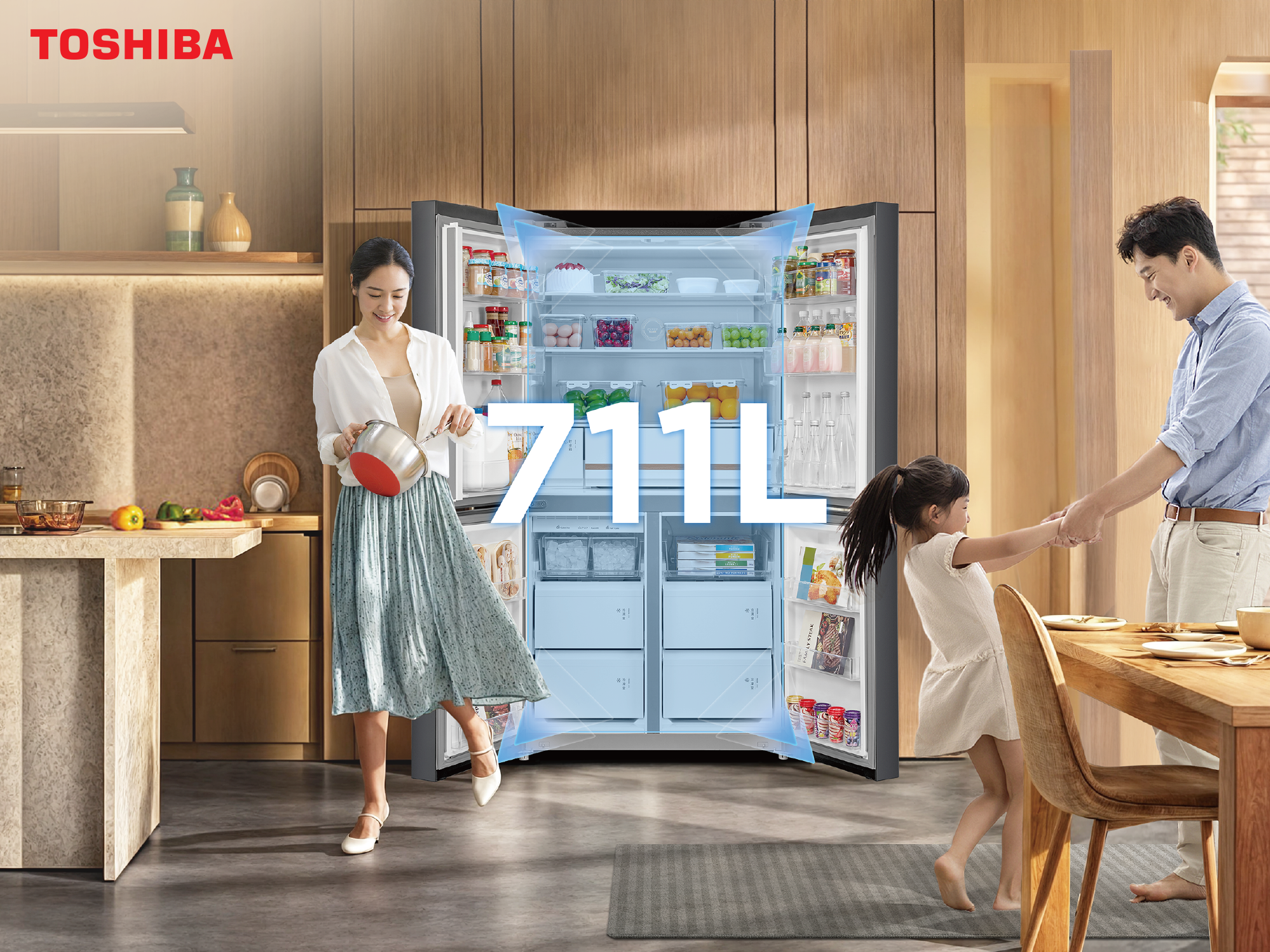 Toshiba nâng cấp giải pháp khử mùi và diệt khuẩn - hiệu quả gấp 3 lần trong Siêu tủ lạnh NaturePURE 711L mẫu 2025 - 1