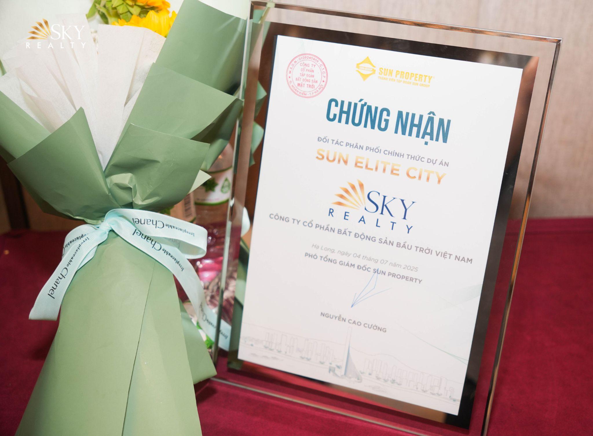 Sky Realty – Vinh dự trở thành Đại lý F1 phân phối chính thức Sun Elite City - 4