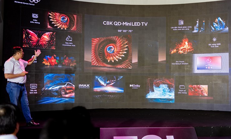 Ra mắt TV QD-Mini LED C8K màn hình 98 inch có giá 119,9 triệu đồng - 2