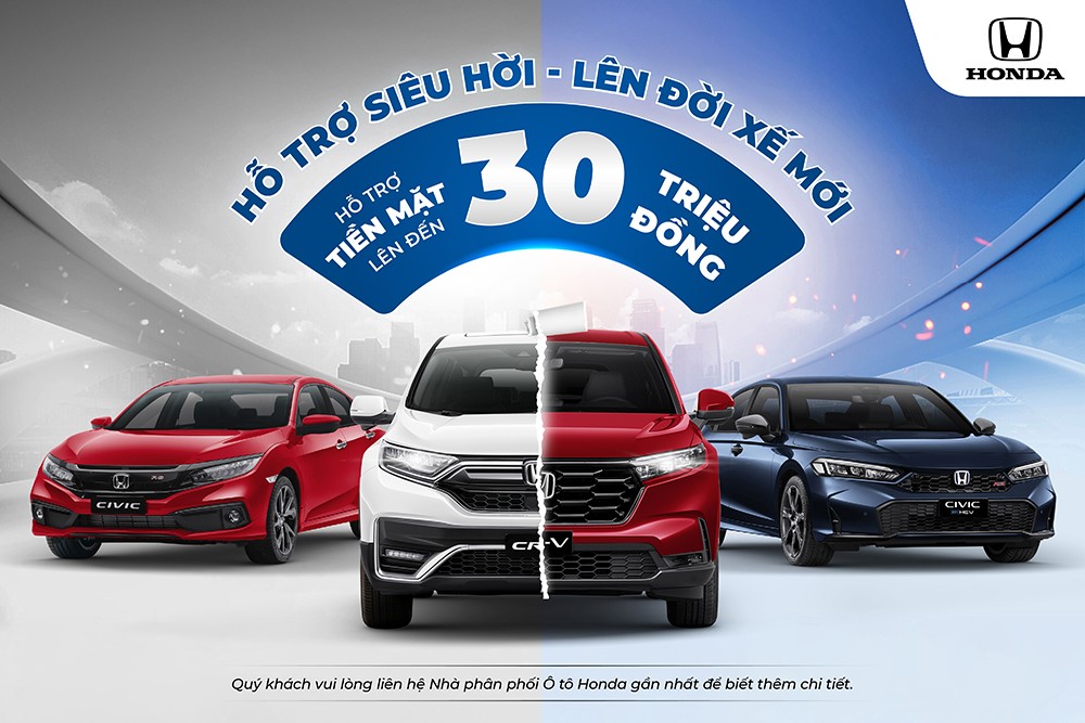 Honda khuyến mại hấp dẫn cho khách hàng đổi xe mới chính hãng - 1