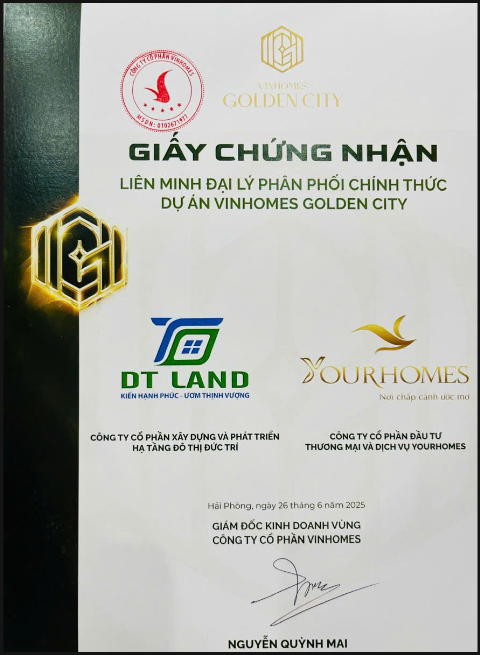 LM DTLAND-YOURHOMES rực cháy cùng Khu Thiên Hà Vinhomes Golden City - 5