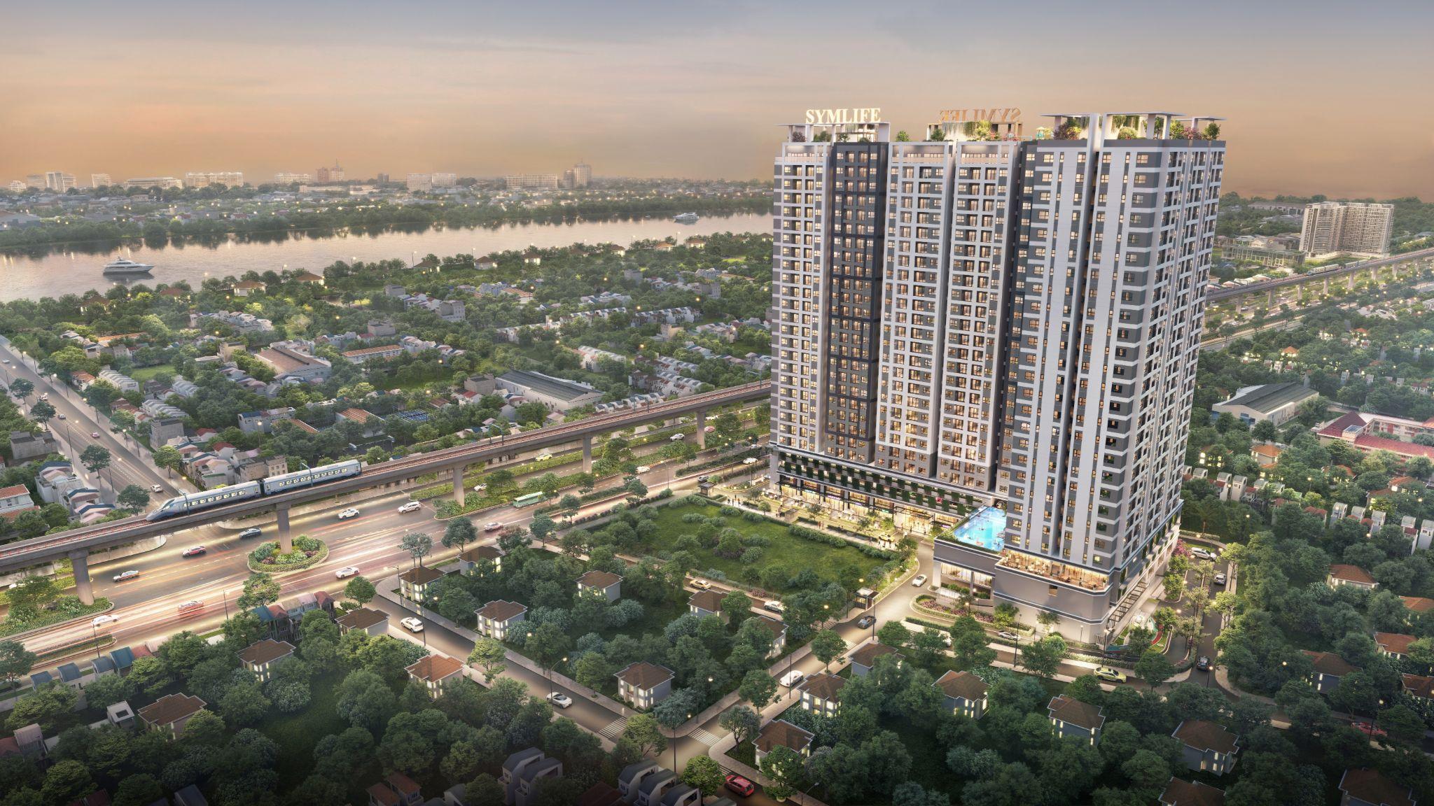 Xuất hiện căn hộ 4 mặt view sông ngay mặt tiền Quốc lộ 13, giá chỉ từ 36,8 triệu đồng/m² - 1
