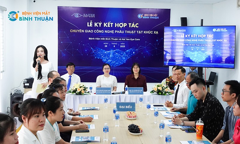 Bệnh Viện Mắt Bình Thuận ký kết hợp tác cùng Viện Thị Giác Hải Yến - 3