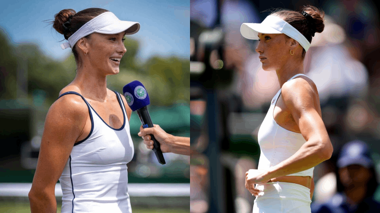 Người mẫu gây sốt khi lần đầu dự Wimbledon, "rụng rời" khi Djokovic gọi tên - 1