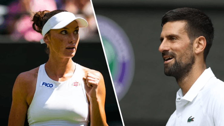 Người mẫu gây sốt khi lần đầu dự Wimbledon, "rụng rời" khi Djokovic gọi tên - 2