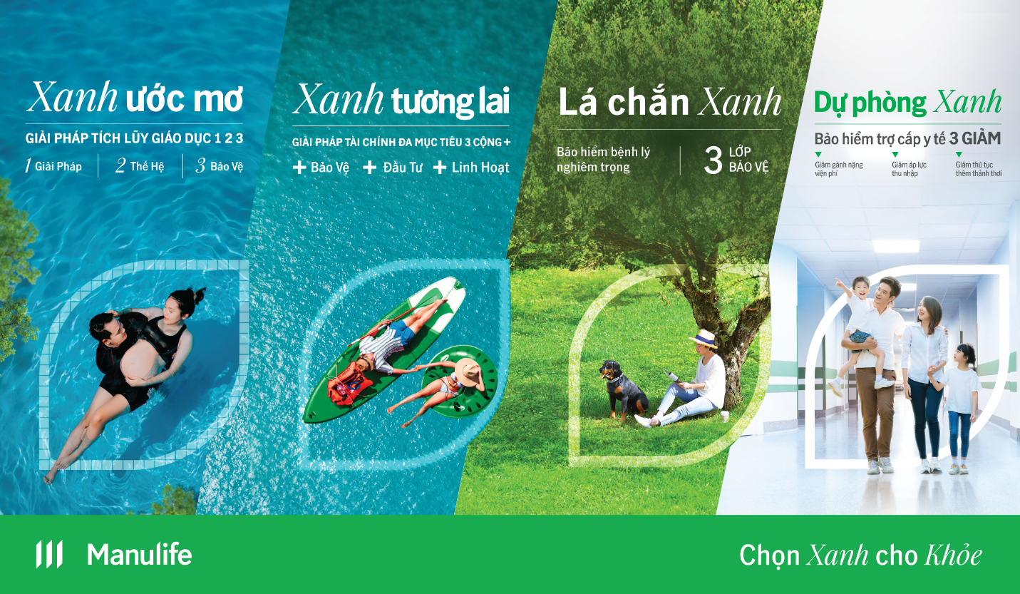 “Chọn Xanh cho Khỏe” với loạt sản phẩm bảo hiểm mới từ Manulife - 1