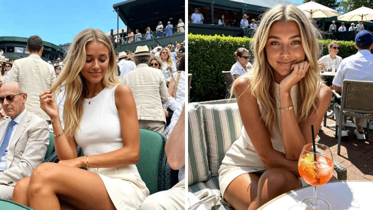 Sốc với danh tính mỹ nhân đẹp như mơ gây sốt Wimbledon, làm nhiều người "sập bẫy" - 1