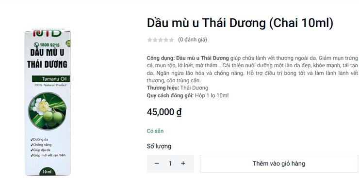 Loạt công ty liên quan đến Dầu mù u Thái Dương bị yêu cầu thu hồi - 3