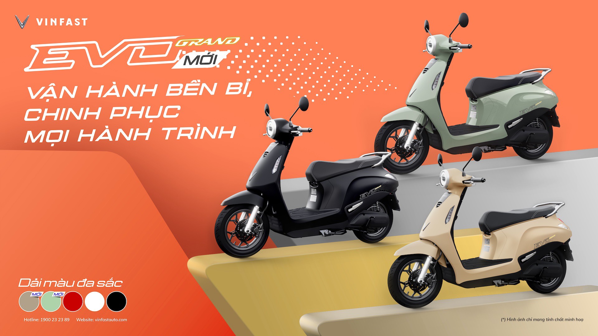VinFast ra mắt xe máy điện Evo Grand với 2 pin có thể tháo rời,đi được tới 262 km/lần sạc - 7