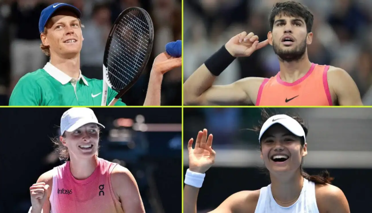US Open 2025 lịch sử: Sinner - Alcaraz - Djokovic có thể chạm trán 2 lần - 2