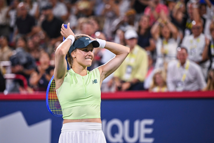 Mỹ nhân tennis Bouchard òa khóc ngày chia tay, Canada tạm biệt 1 biểu tượng - 1
