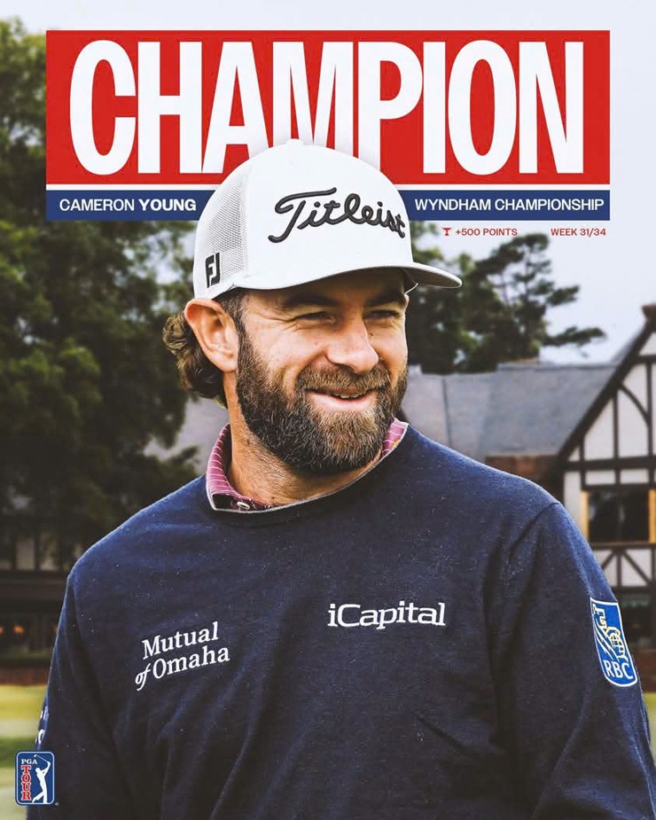 Cameron Young: Từ kẻ về nhì vĩ đại đến chiến thắng PGA Tour tại Wyndham Championship - 1
