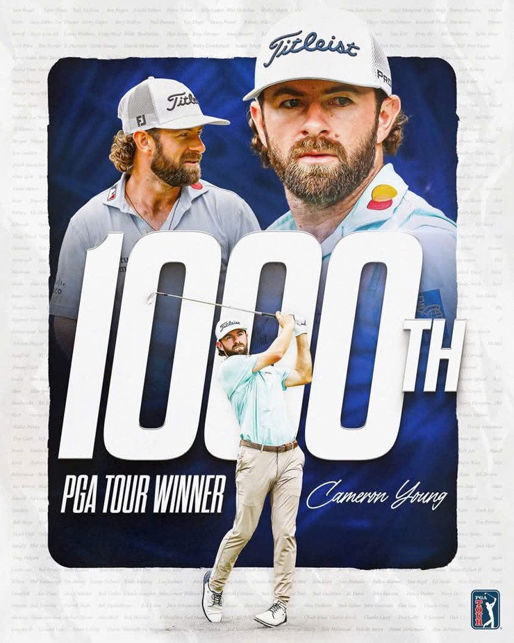 Cameron Young: Từ kẻ về nhì vĩ đại đến chiến thắng PGA Tour tại Wyndham Championship - 3