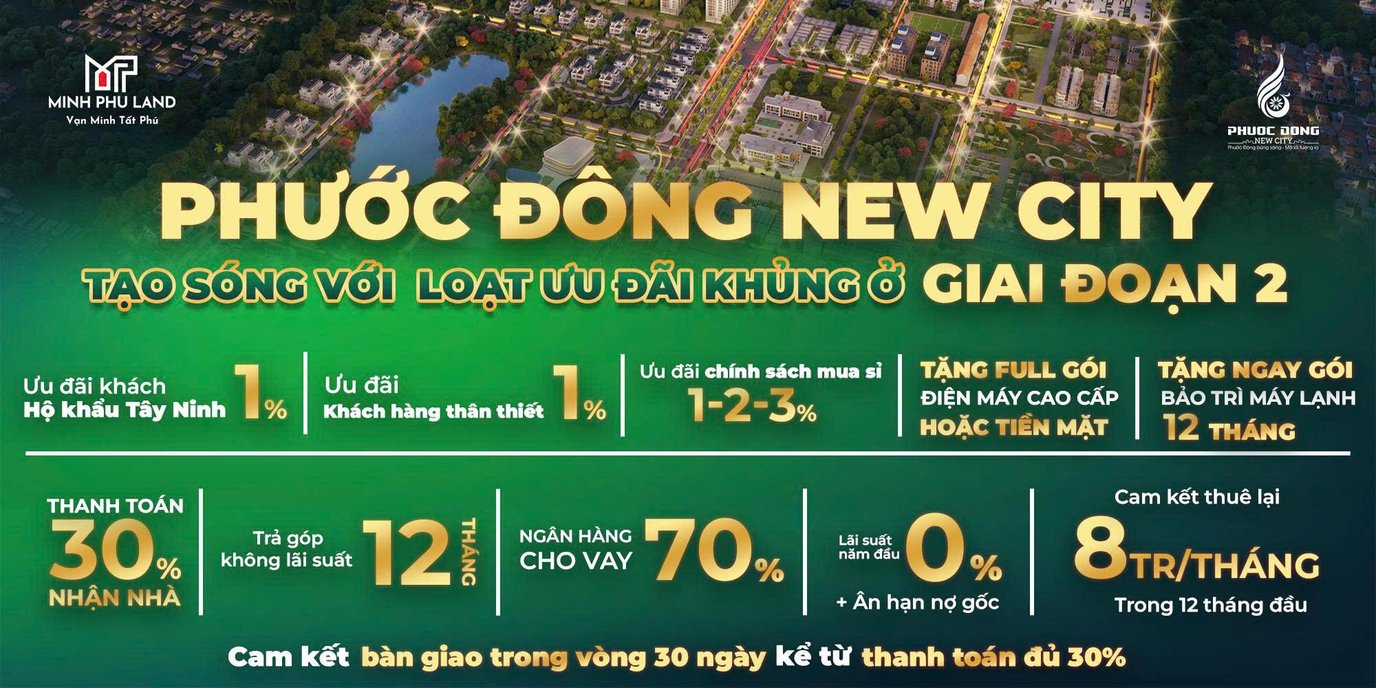 Phước Đông New City tạo sóng với loạt ưu đãi khủng ở giai đoạn 2 - 3