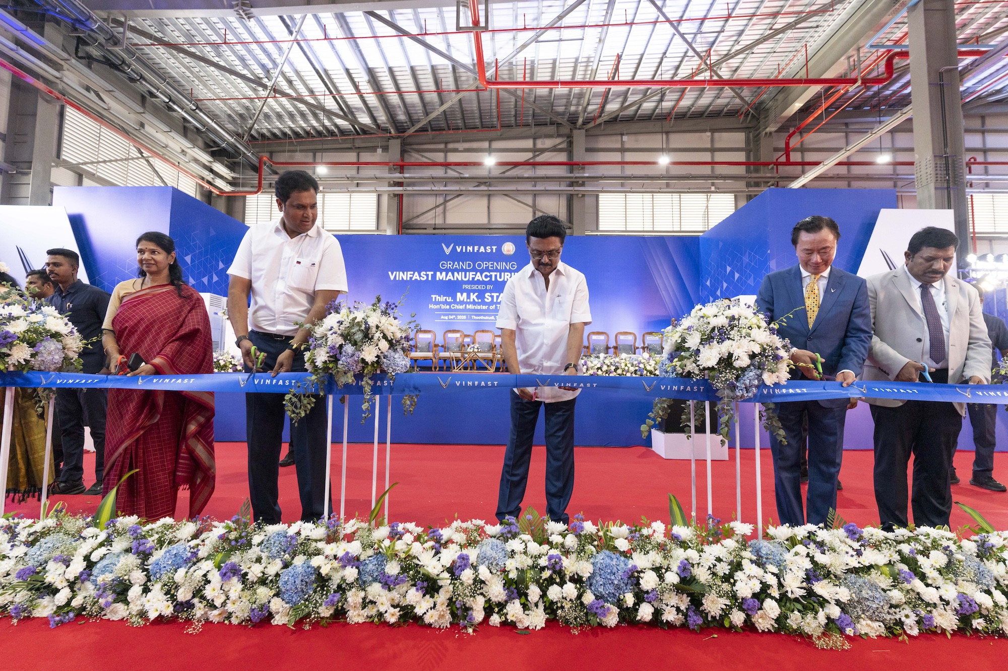 VinFast khánh thành nhà máy lắp ráp ô tô điện tại Tamil Nadu, Ấn Độ - 1
