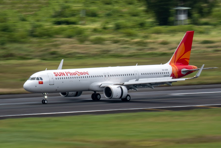 Lộ diện diện mạo Airbus A321NX đầu tiên của Sun PhuQuoc Airways - Khoác sắc hoàng hôn và bình minh đảo Ngọc - 1