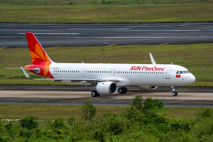 Lộ diện diện mạo Airbus A321NX đầu tiên của Sun PhuQuoc Airways - Khoác sắc hoàng hôn và bình minh đảo Ngọc - 3