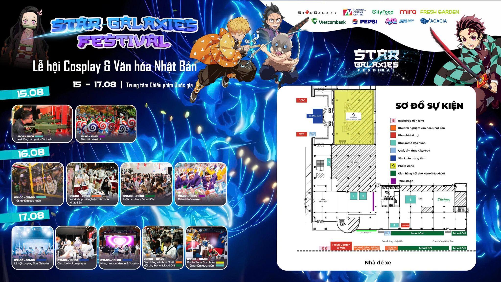 Trung tâm sự kiện Star Galaxy giới thiệu lễ hội văn hóa Nhật Bản hè 2025 - 1
