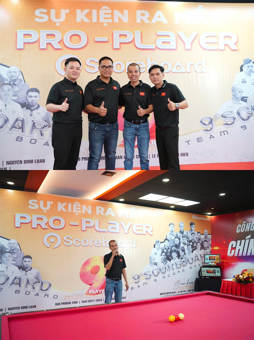 Nhà vô địch World Cup Trần Quyết Chiến cùng dàn sao bi-a ấn tượng về bảng điểm thông minh 9Scoreboard - 4