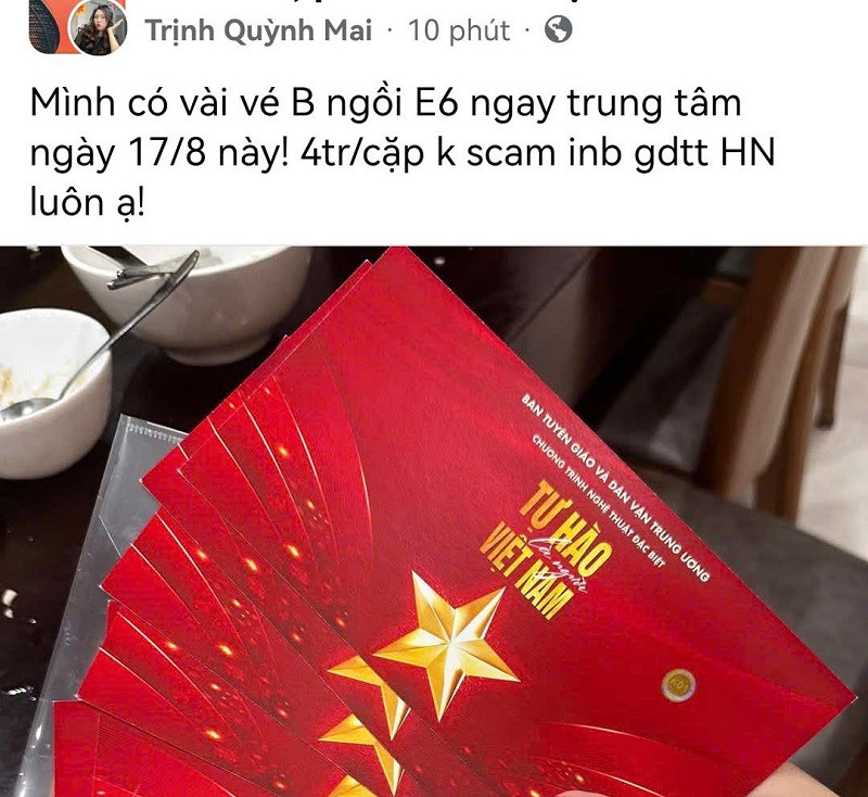 Vé concert “Tự hào là người Việt Nam” được rao bán rầm rộ, giá lên đến 6,5 triệu đồng/cặp - 1