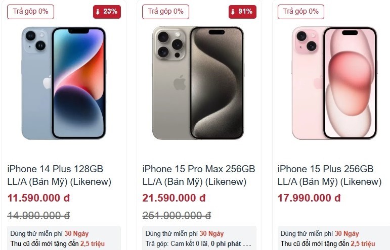 Loạt điện thoại iPhone đời cũ giảm giá “siêu sốc” lên đến 91%: Sự thật bất ngờ - 3