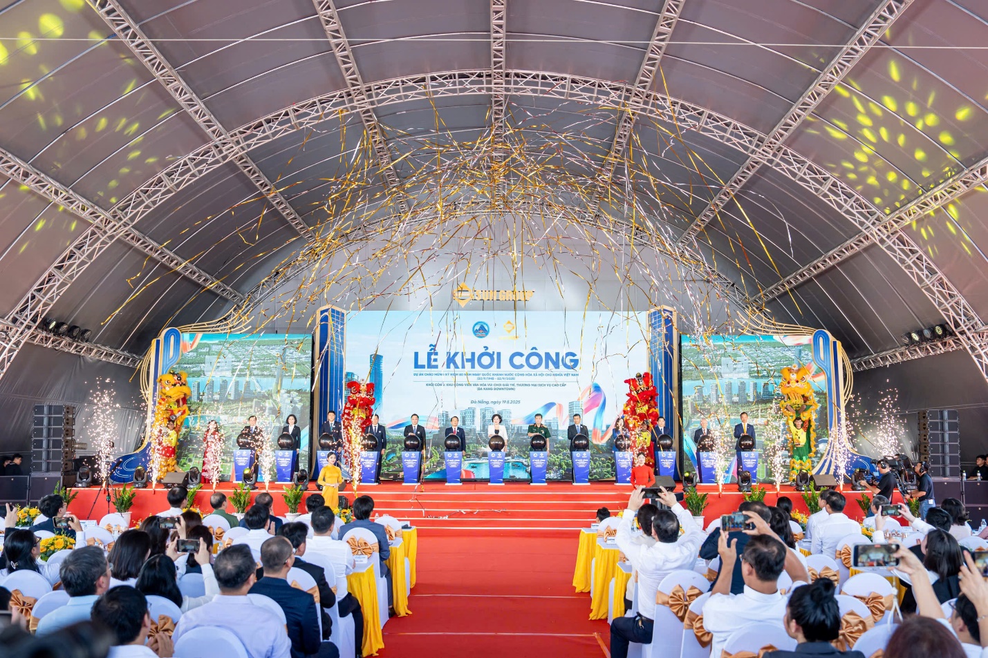 Sun Group khởi công hai dự án nằm trong Top 10 dự án có tổng số vốn lớn nhất dịp 19/8 - 1
