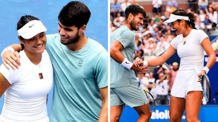 Alcaraz ôm thắm thiết Raducanu: Chuyện tình đẹp ở US Open 2025? - 2
