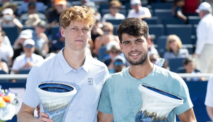 Alcaraz bất ngờ chiếm vị trí số 1 thế giới của Sinner (Bảng xếp hạng tennis 25/8) - 1