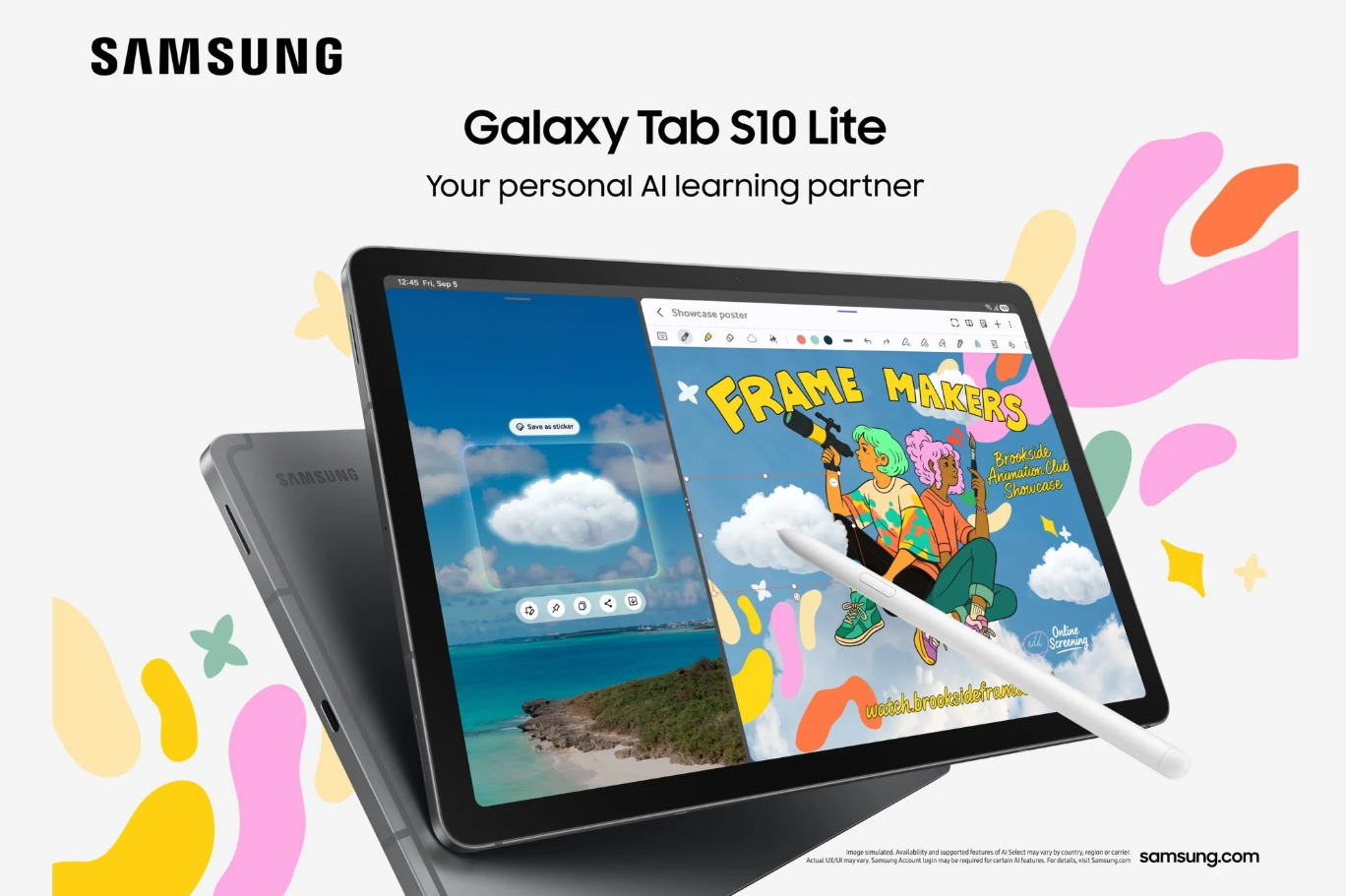 Samsung ra mắt Galaxy Tab S10 Lite: Pin 8000 mAh, đa tính năng thông minh - 2