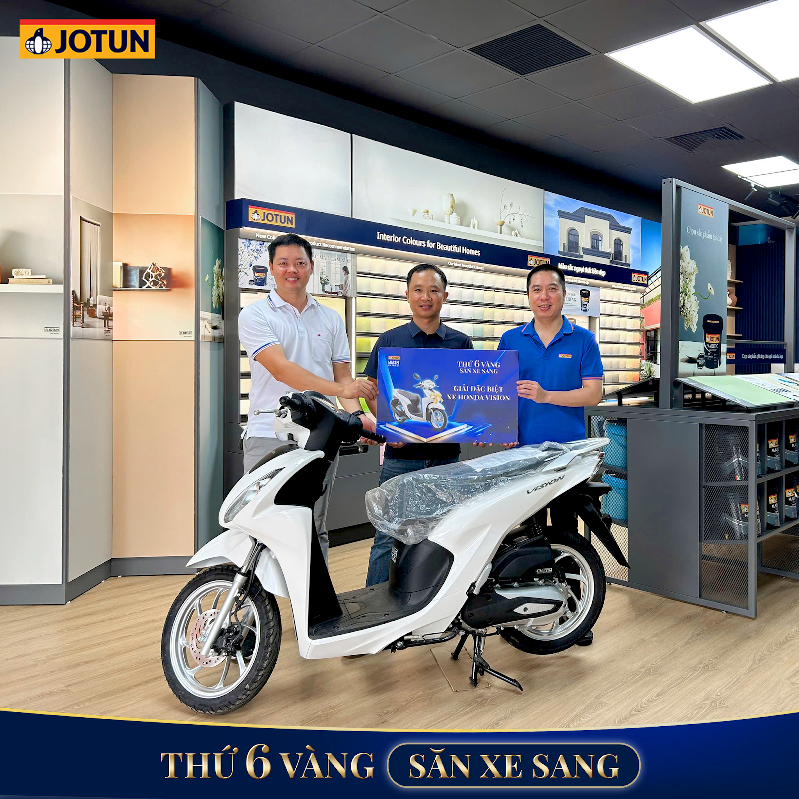 Jotun trao thưởng 40 xe Honda Vision cho thầu thợ Việt - 1