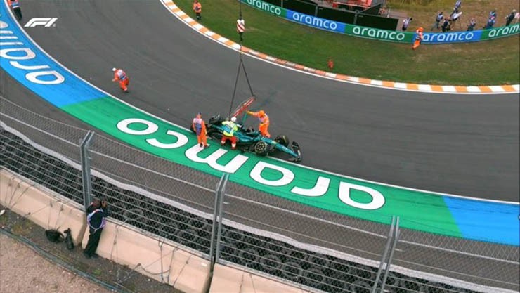 Đua xe F1, Dutch GP: Ba lần cờ đỏ xuất hiện, bất ngờ Aston Martin thách thức McLaren - 4