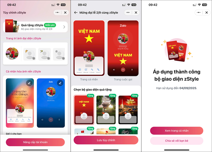 Cộng đồng mạng háo hức "nhuộm đỏ" Zalo mừng đại lễ 2/9 - 4
