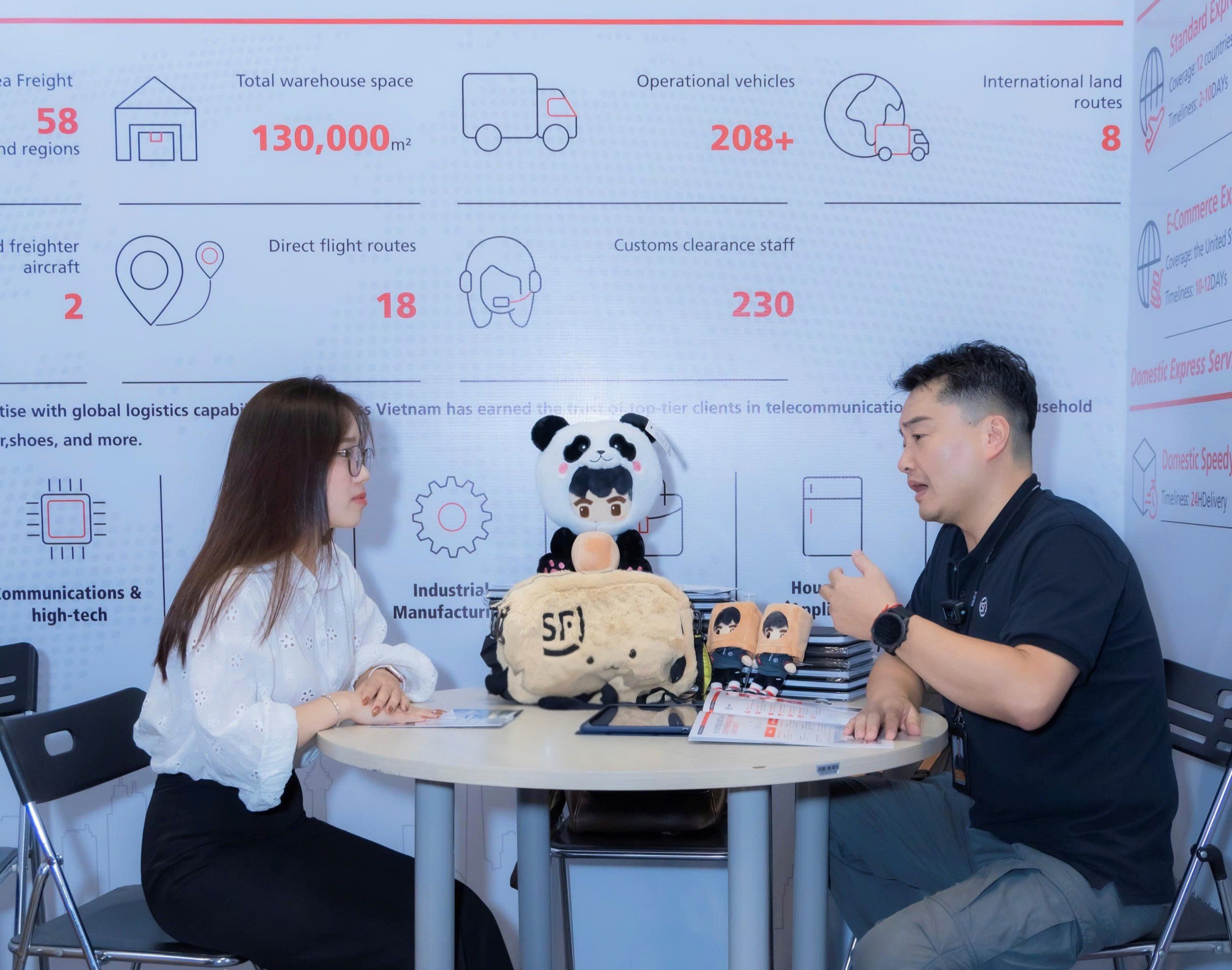 SF Express Việt Nam mang giải pháp chuỗi cung ứng tích hợp đến triển lãm, đồng hành cùng doanh nghiệp sản xuất “kết nối toàn cầu” - 3