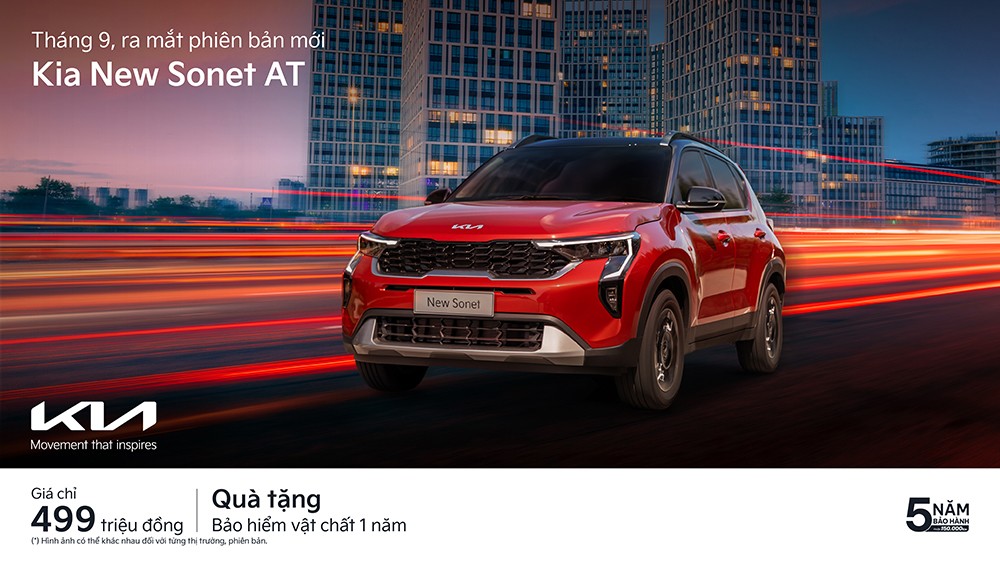 Tháng 9, Kia Sonet thêm phiên bản 1.5 AT mới, giá bán chỉ 499 triệu đồng - 1