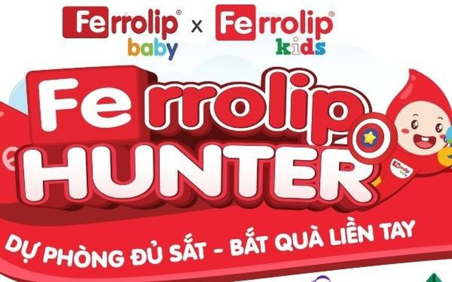 Ferrolip Việt Nam tặng hơn 1000 lọ sắt cho bé cùng Ferrolip Hunter - 1