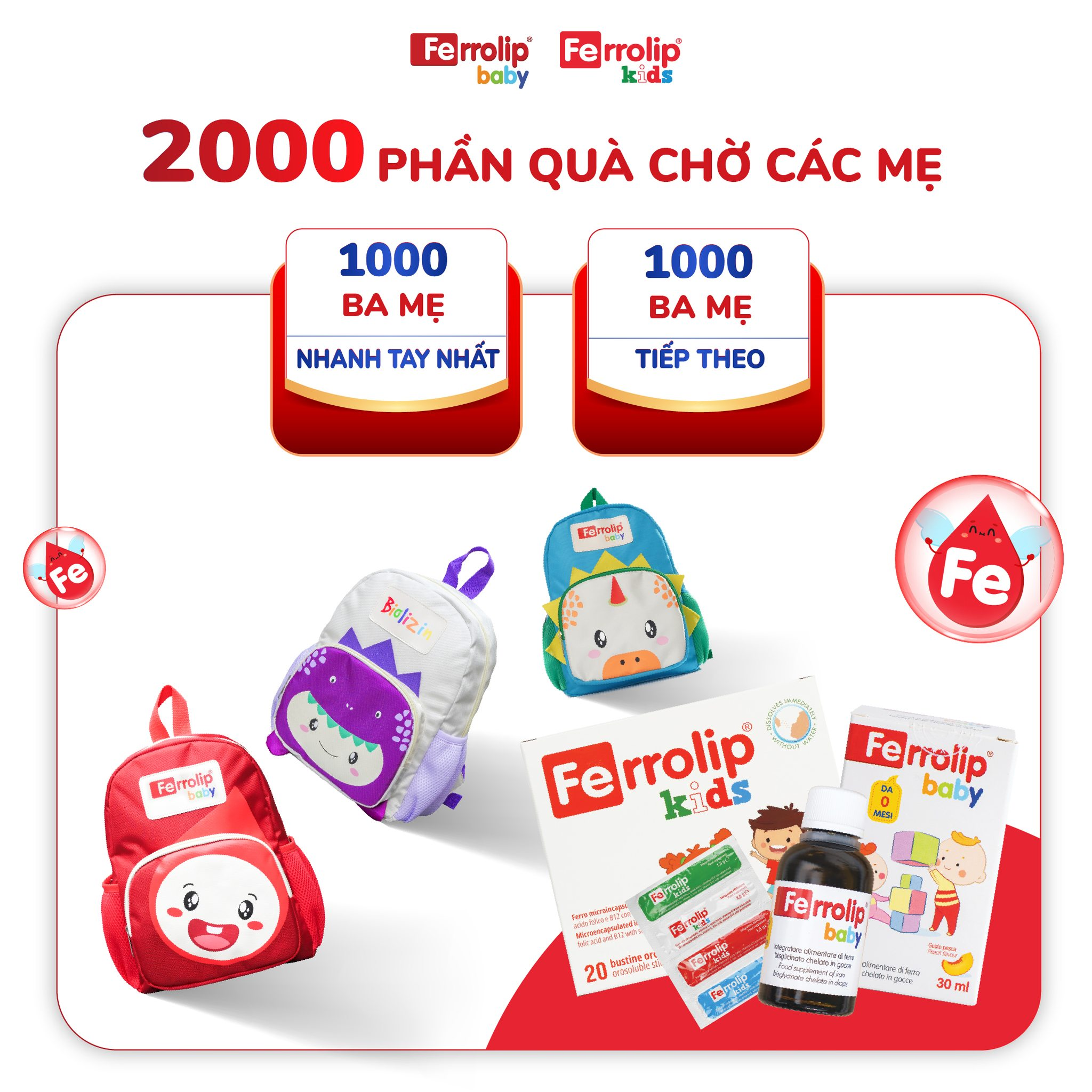 Ferrolip Việt Nam tặng hơn 1000 lọ sắt cho bé cùng Ferrolip Hunter - 2