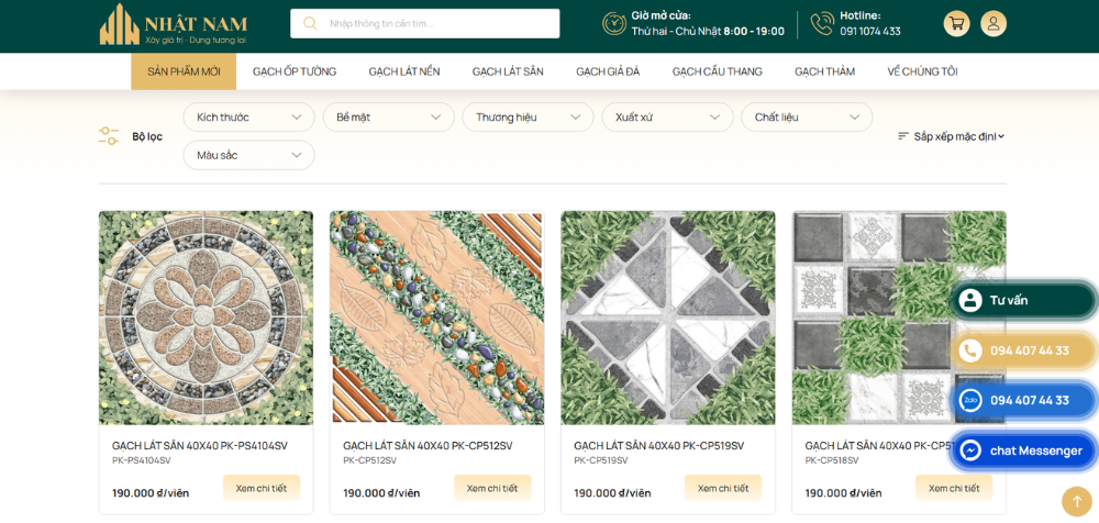 Nhật Nam Home ra mắt website bán gạch ốp lát – Bước tiến mới cho không gian sống hiện đại - 2