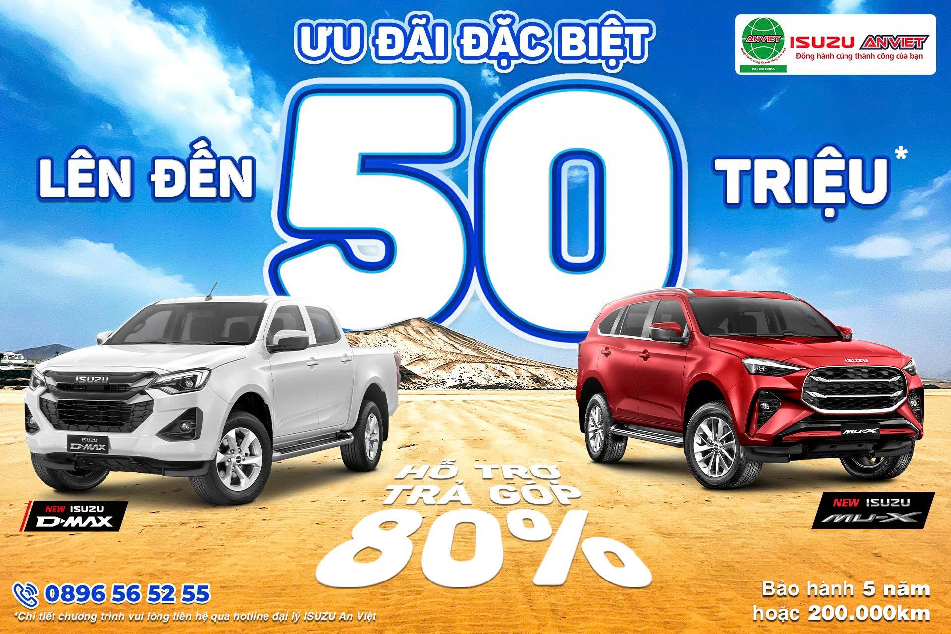 Isuzu An Việt tung ưu đãi cực khủng tháng 9/2025 – Giảm giá D-Max & Mu-X tới 50 triệu đồng! - 1