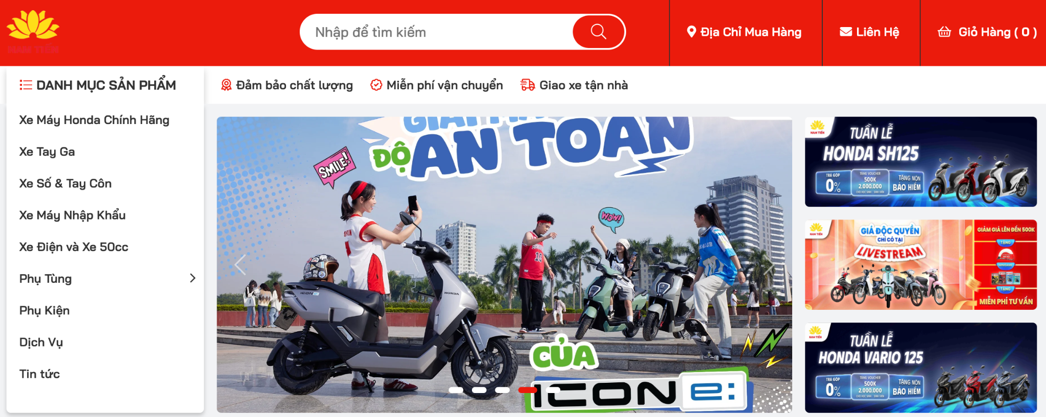 Xe máy Nam Tiến - Điểm đến uy tín cho dòng xe 50cc chất lượng - 1