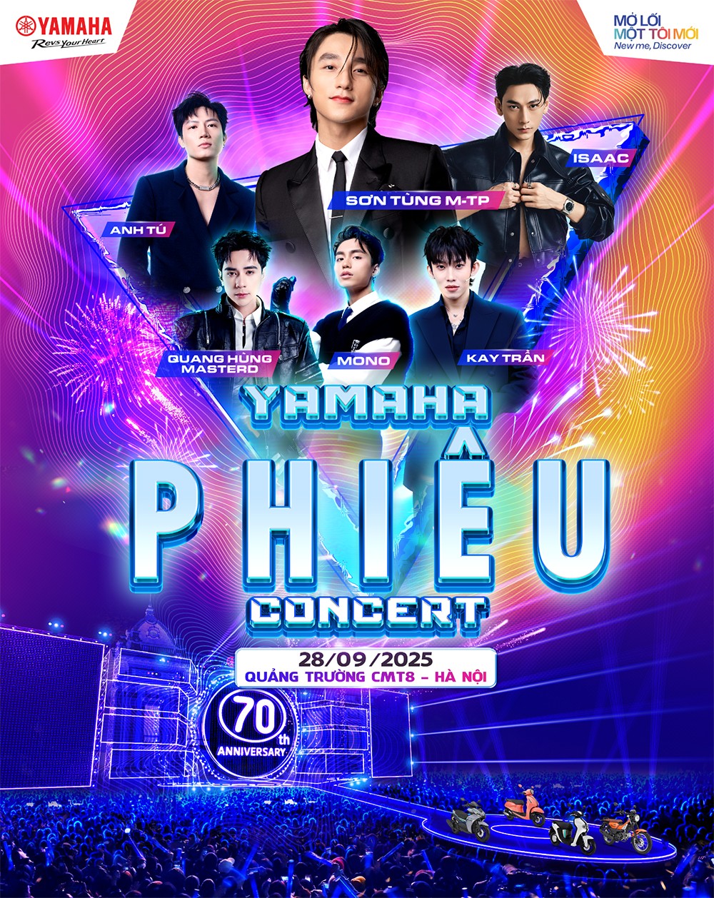 “Yamaha PHIÊU Concert”: Đại nhạc hội kỷ niệm 70 năm bùng nổ giữa lòng Hà Nội - 1