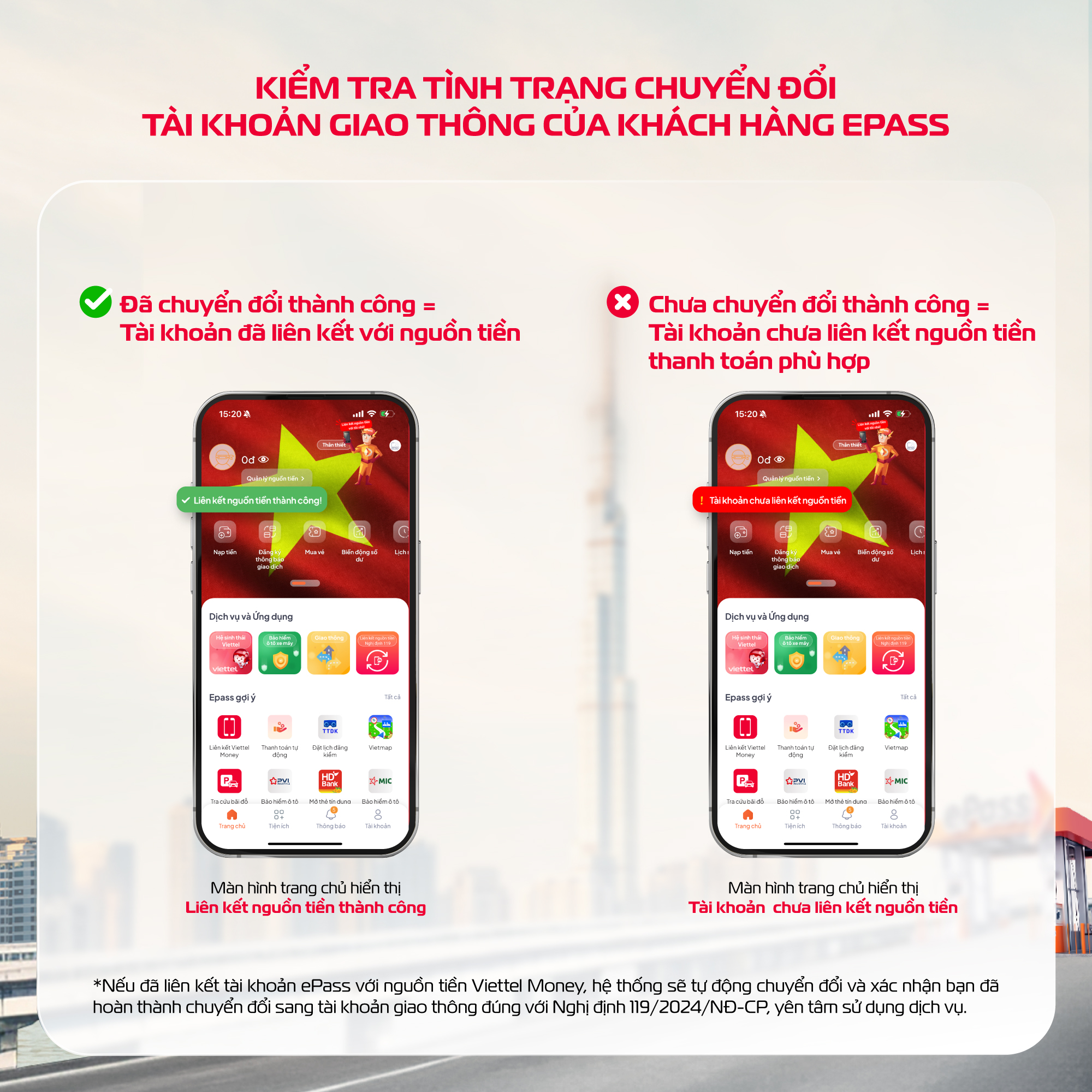 Những lầm tưởng khi chuyển đổi tài khoản giao thông và giải pháp từ ePass & Viettel Money - 1