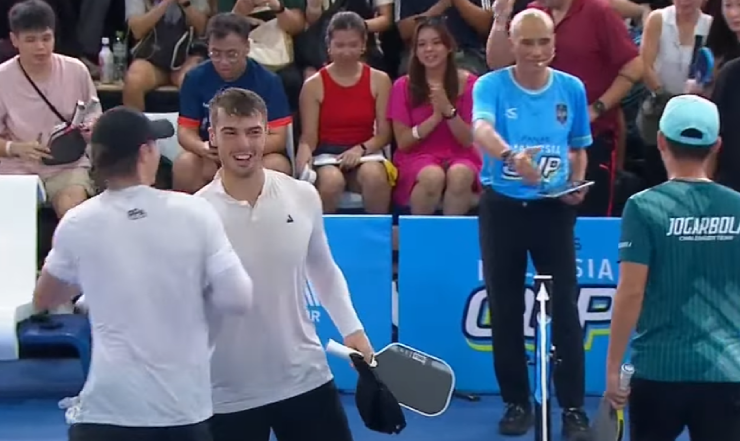 Sao Việt gây sốc pickleball: Thắng đôi số 1 thế giới 1 set, giật vé lịch sử bán kết PPA Cup - 2