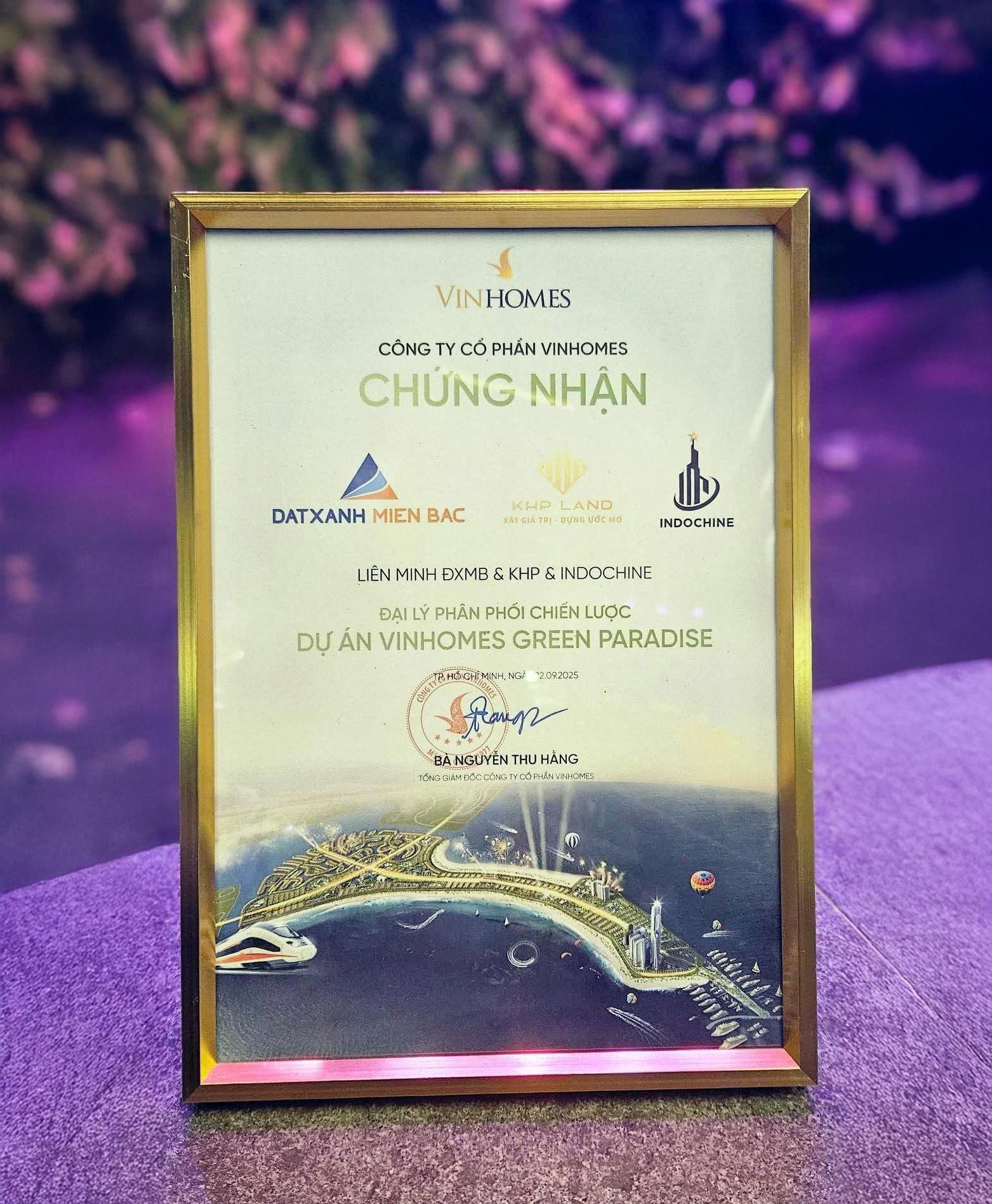 Đất Xanh Miền Bắc chính thức trở thành đối tác phân phối chiến lược Vinhomes Green Paradise - 2