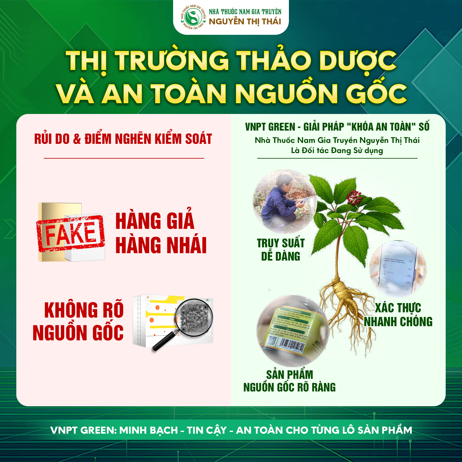 Chuẩn an toàn thuốc Nam thời số: VNPT “khóa” chống giả, truy xuất minh bạch từng lô sản phẩm - 1