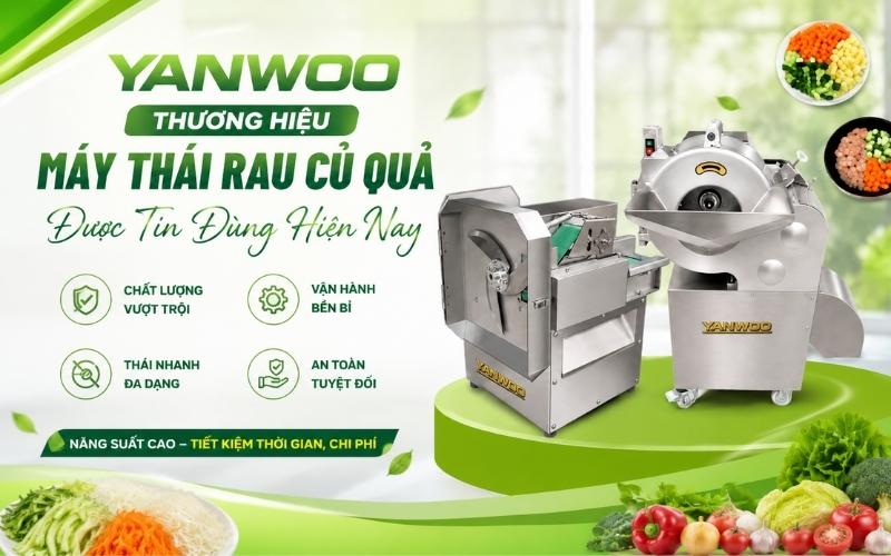 Yanwoo - thương hiệu máy thái rau củ quả được tin dùng hiện nay - 1
