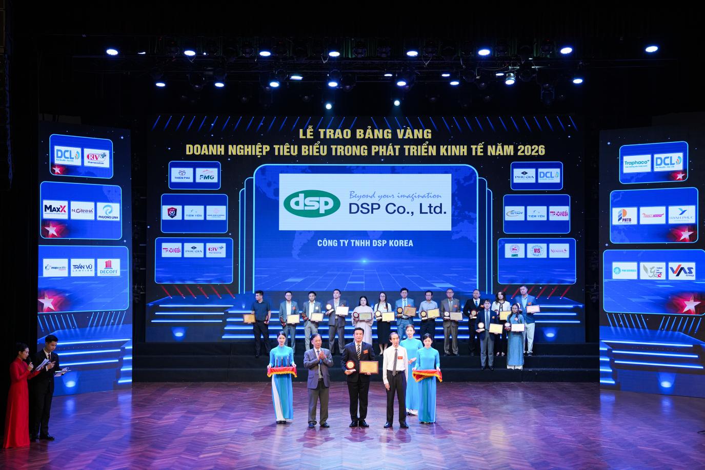 DSP Korea được vinh danh ở nhiều hạng mục về thương hiệu, sản phẩm và doanh nghiệp FDI tiêu biểu năm 2026 - 2